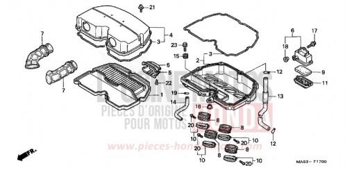 FILTRE A AIR CBR900RRX de 1999